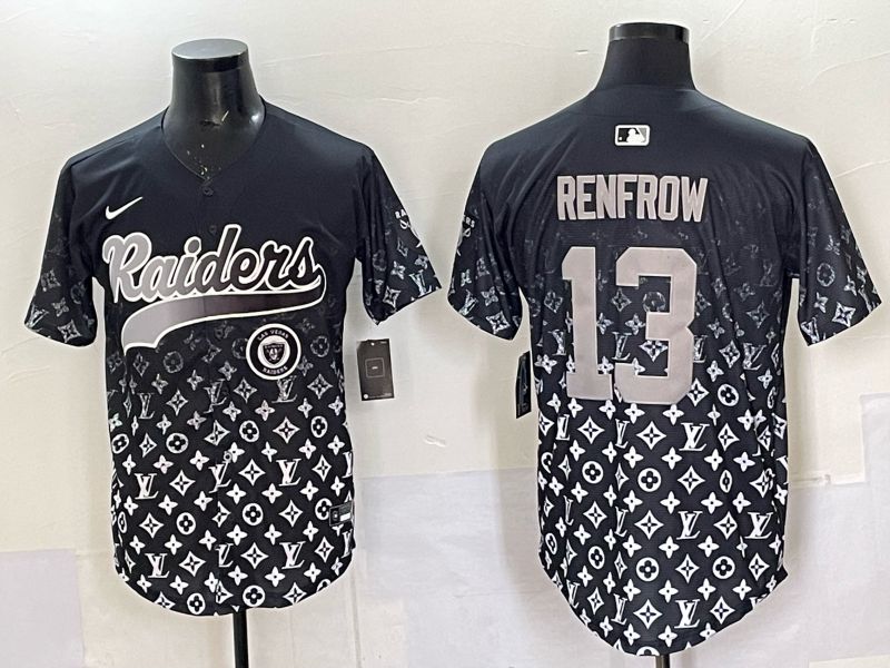 Men 2025 Oakland Raiders #13 Renfrow black Nike Limited NFL Jersey style 039